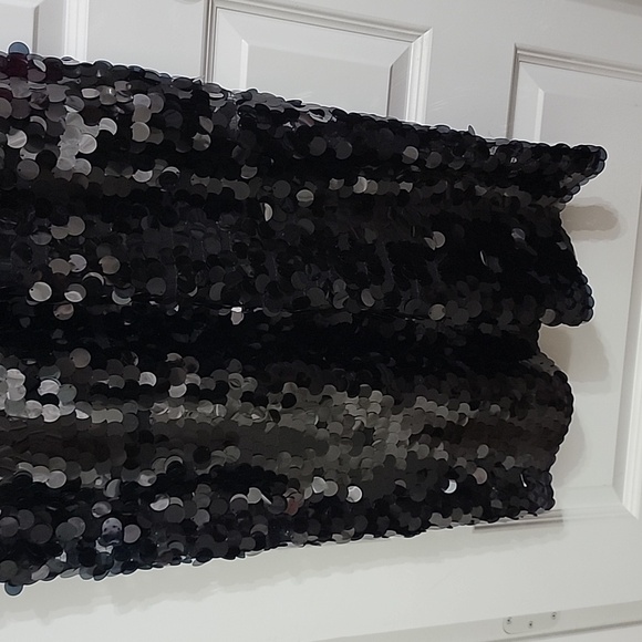 WAYF NWT BLACK DISC SEQUIN DRESS XL - Picture 13 of 15